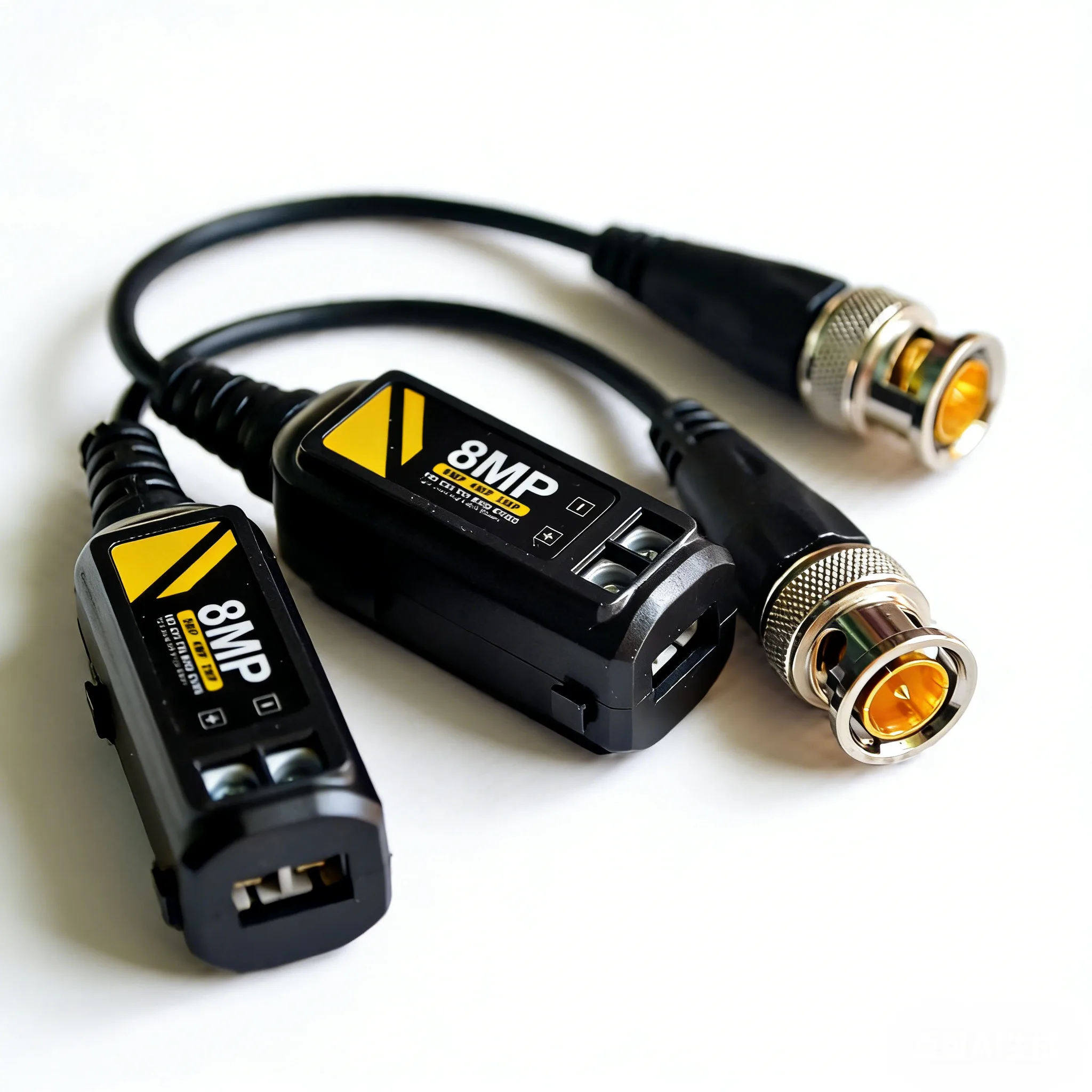 CCTV Passive HD 8MP 4K BNC Video Balun Passive Twisted Pair Transmitter Surveillance Camera Connector