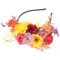 Simulation Flowers Hairbands For Women Fashion Spring Headband Hair Hoop Hair Bands Headdress Spring Art Photography