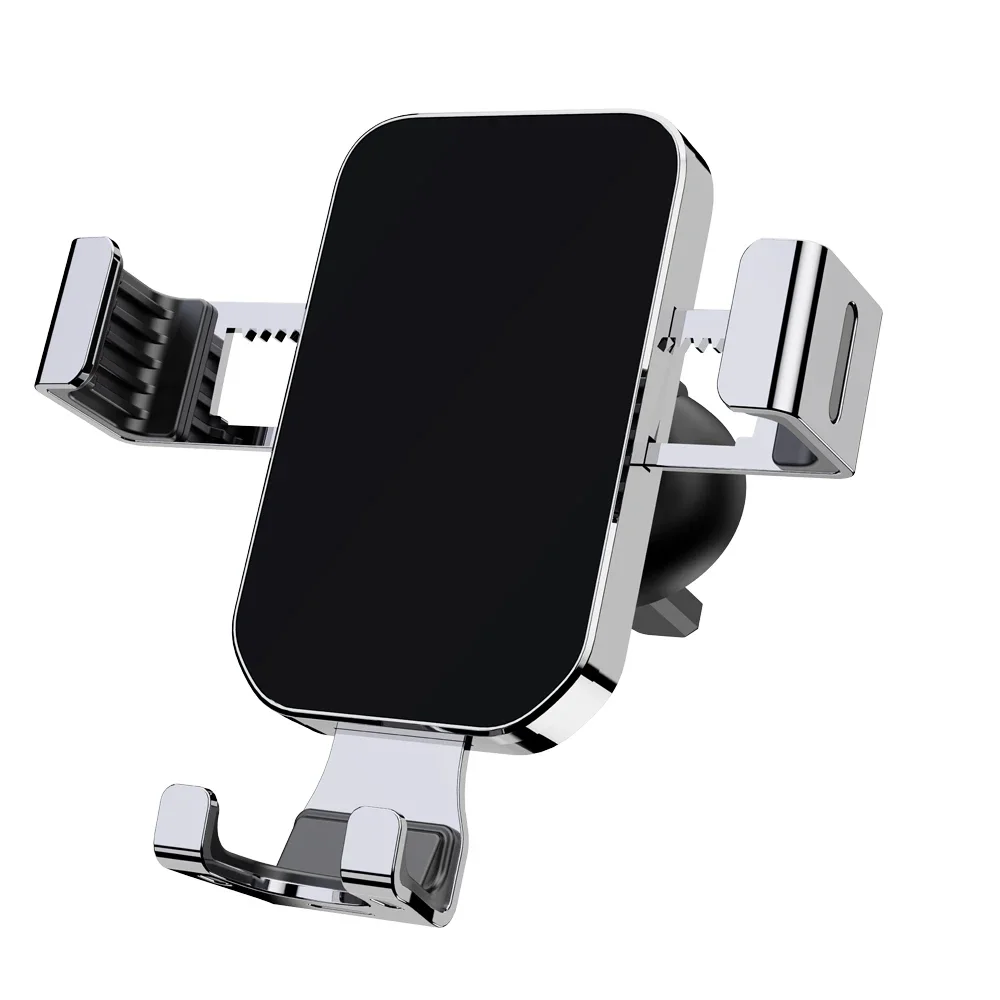 Gravity Car Holder Aluminum Glass Phone Air Vent Clip Mount Mobile Cell Stand Smartphone GPS For iPhone 14 13 12 Xiaomi Samsung - Image 6