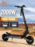 Kukirin G4 Max 3200W 60V 20Ah Electric Scooter 11 Inch Road Tyres Top Speed 70km/h LED Display Foldable Quality Escooter Scooter