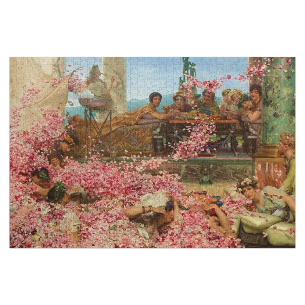 The Roses of Heliogabalus by Sir Lawrence Alma-Tadema Jigsaw Puzzle Jigsaw For Kids Personalized Baby Toy Puzzle