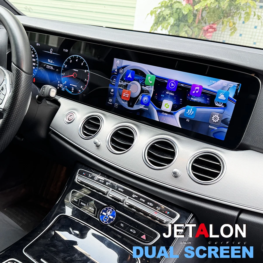 Для Mercedes-Benz E200 E300 W213 2016-2018: Android-экран, автомагнитола, GPS-навигация, мультимедийный видеоплеер, автомобильное радио, головное устройство с CarPlay