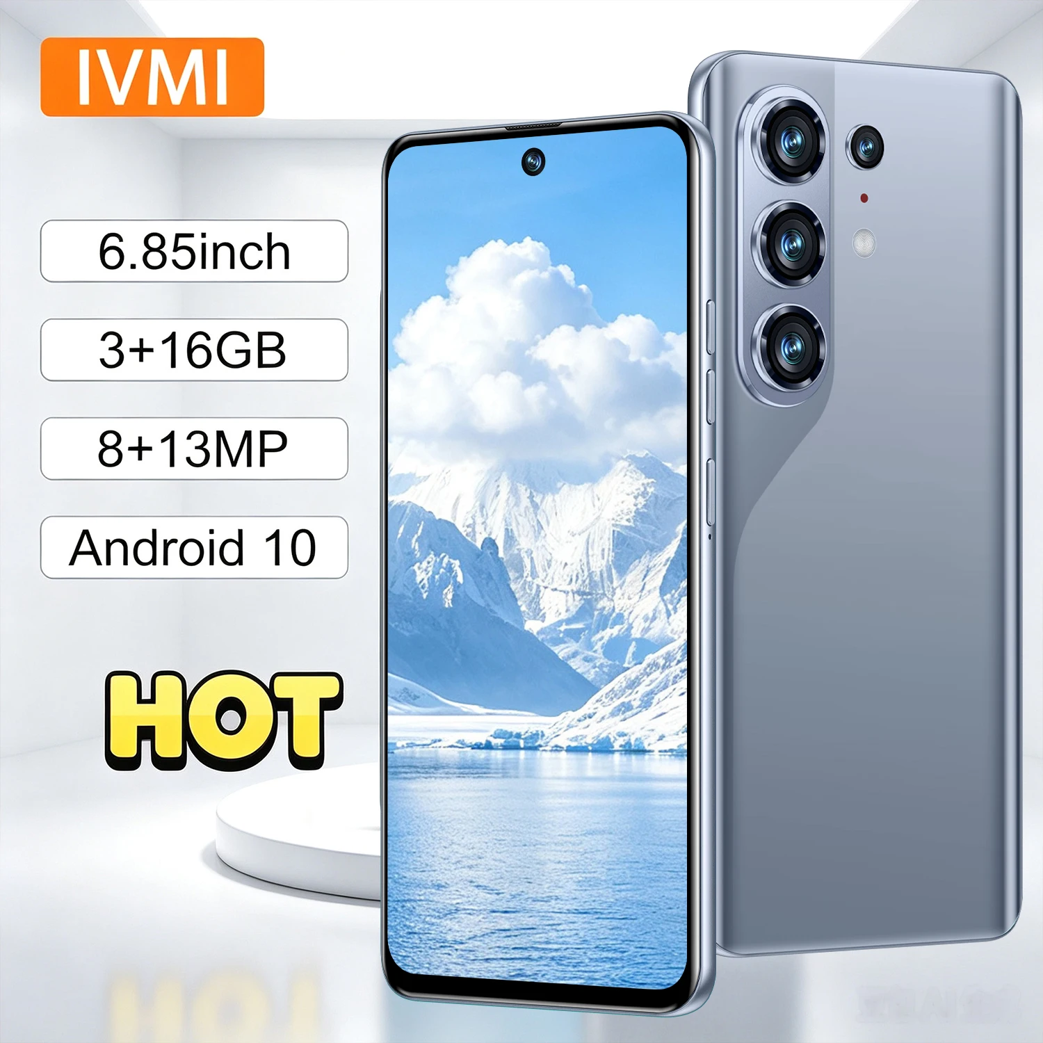 IVMI Smartphone 17Pro Max 4G 3GB+16GB 6.85