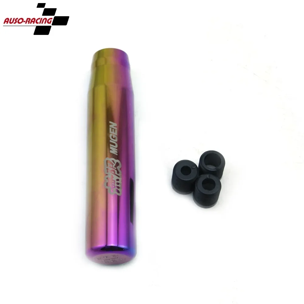 15cm Mugen Gear Shift Knob Stick Manual Transmission Universal Car Aluminum Extended Mugen Gear Shifter Gear Head Knob