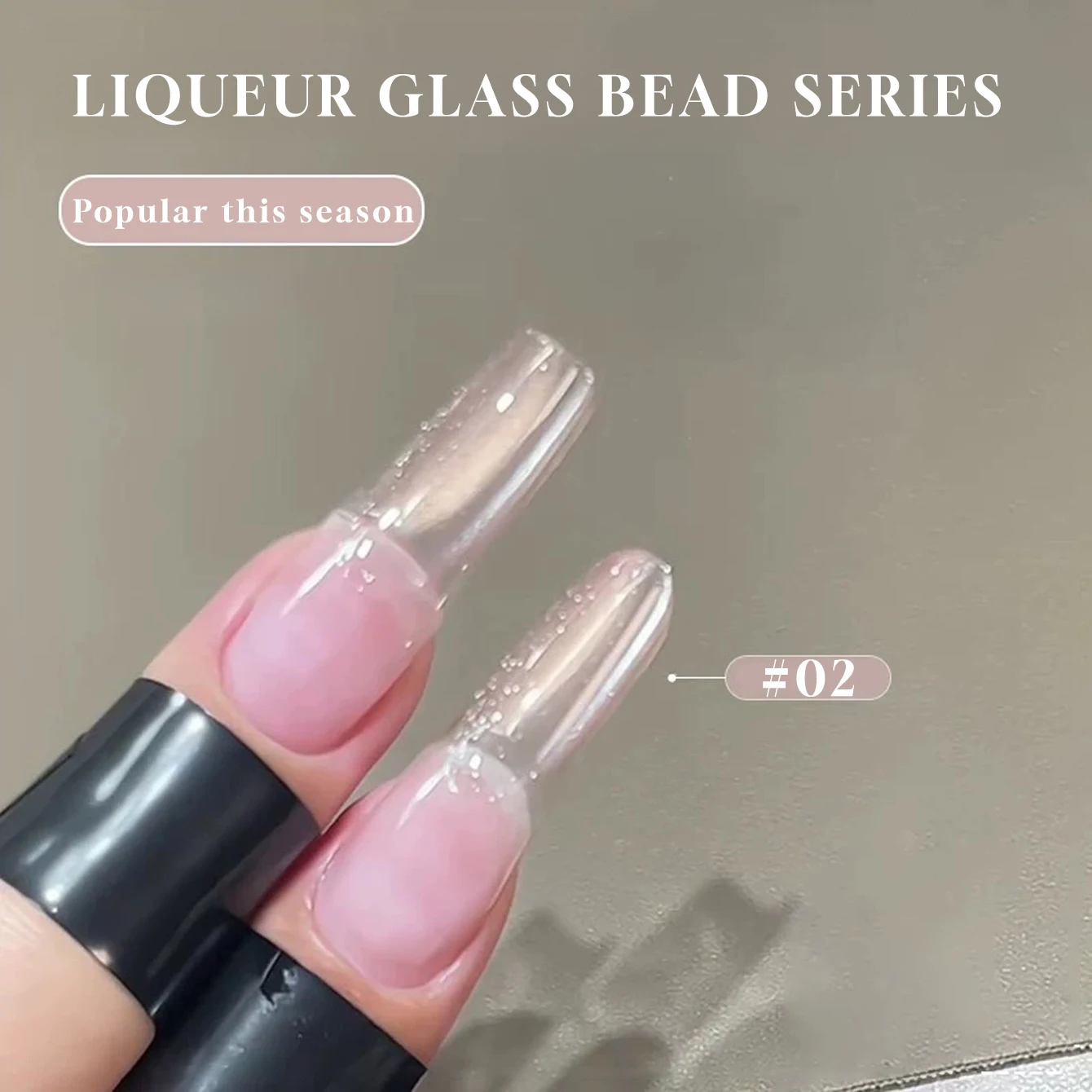 MIANEL 12ML 1PCS Ice Transparent Glass Bead Cat Eye Gel Nail Polish Summer Popular Whitening Green Nails Pink Nails