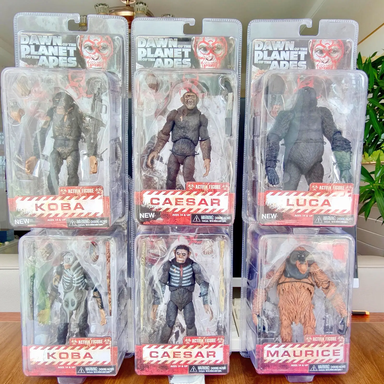 Nuevo César Koba Luca simios figura PVC colección personaje de película coleccionables modelos Juguetes