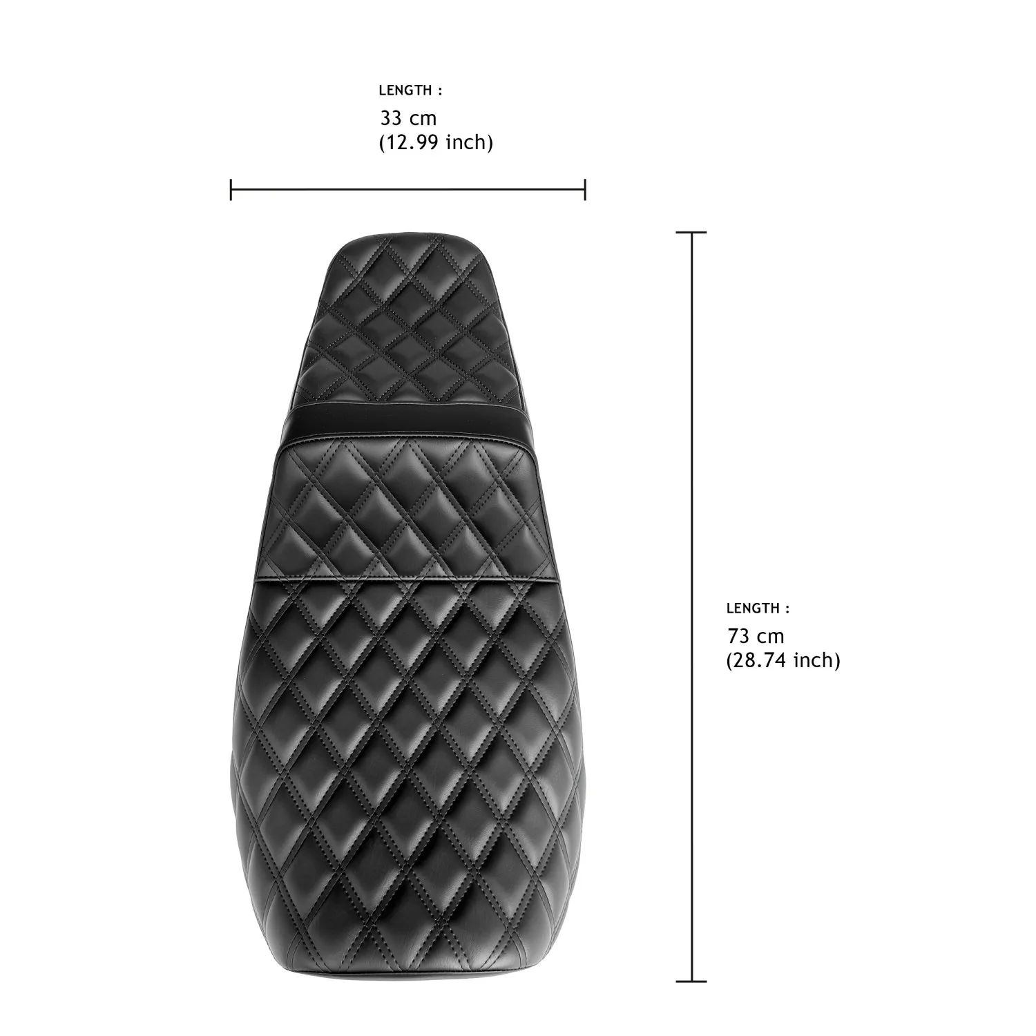 Motorcycle Parts Step up Seat Tail up with Gel inside Comfort Cushion for Harley Touring  2023.5-2025