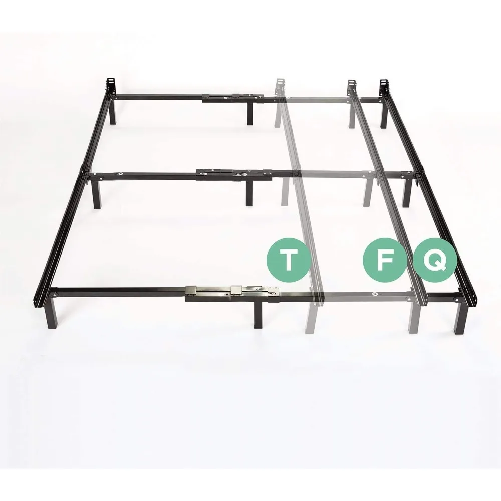 ZINUS Compack Metal Adjustable Bed Frame / 7 Inch Support Bed Frame for Box Spring-Full/Twin/Twin-XL/Full/Queen/King optional