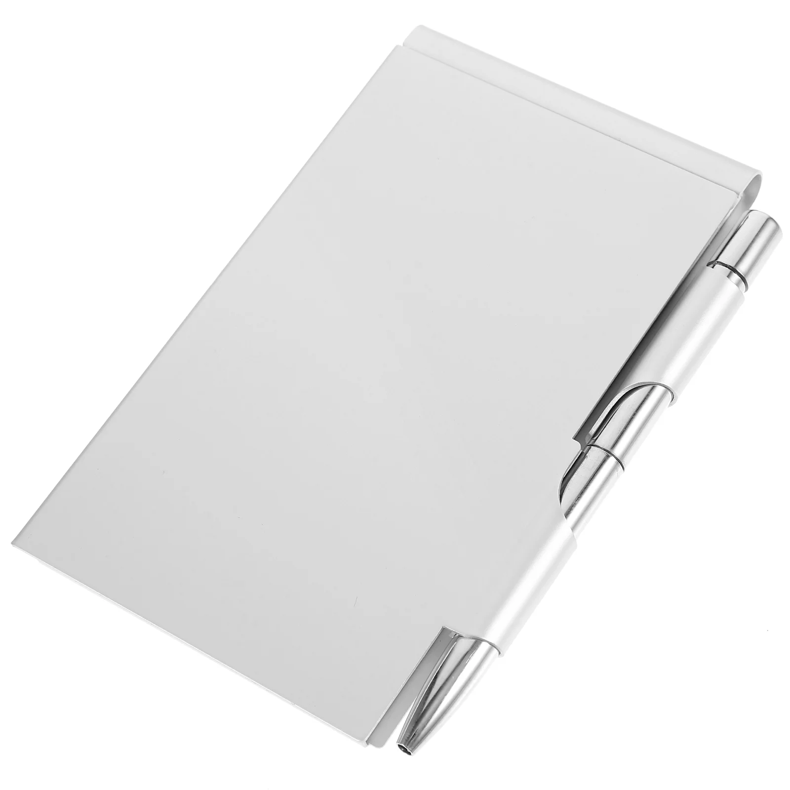 Imagem -03 - Notebook Clamshell Portátil com Caneta Suporte de Metal Elegante Multicolor Mini Pocket Notepad Papel Pequeno Office Tearable Notebook