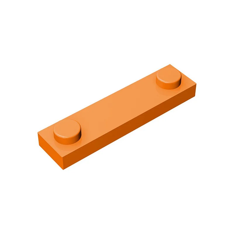 50pcs 92593 ดัดแปลง 1x4 2 Studs อิฐคอลเลกชันจํานวนมาก Modular GBC ของเล่นทางเทคนิค MOC DIY Building Blocks Compatibl