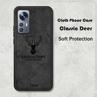 Fashion Cloth Pattern Phone Case For Xiaomi Mi 8 9 SE 11 Note 10 Lite 9T 10T 11T Pro A2 A3 Mix 2 2s 3 12X 12 Pro Soft Deer Cover