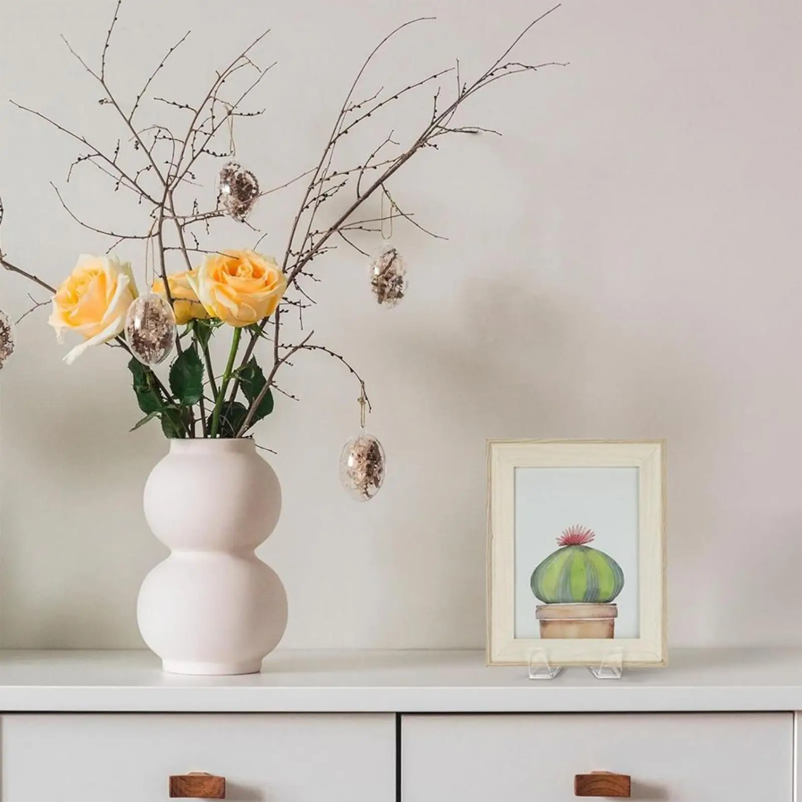 Plate Stand Plate Easel Clear Space-Saving Frame Painting Rack For Table Photo Holder Book Sign Card Picture Desk