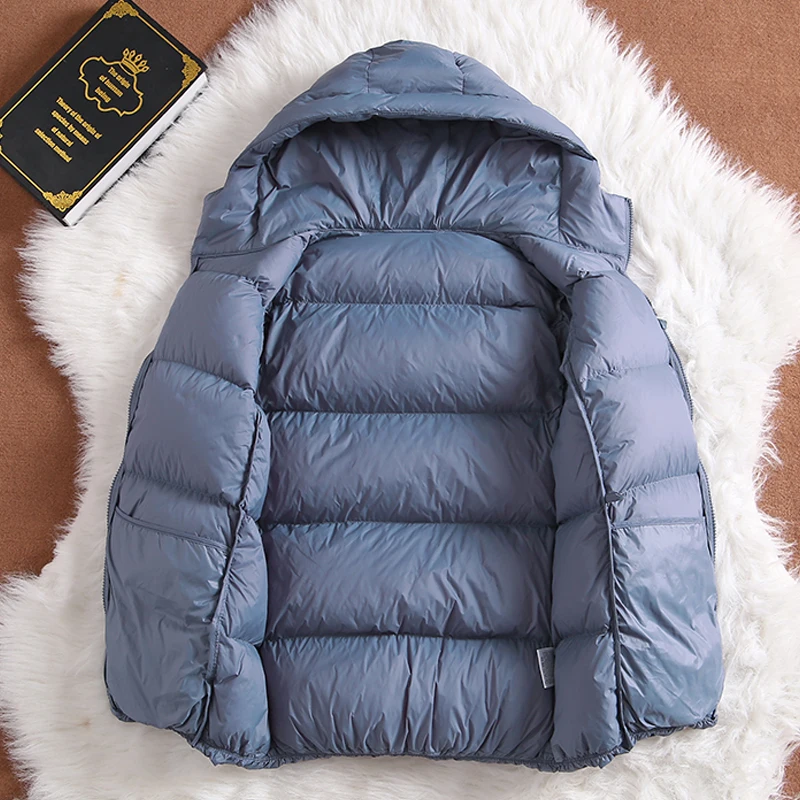 2022 Winter 90% Ultralight Down Jacket Women Hooded Thick Warm Coat Female Duck Down Parka For Women Portable Outerwear Overcoat