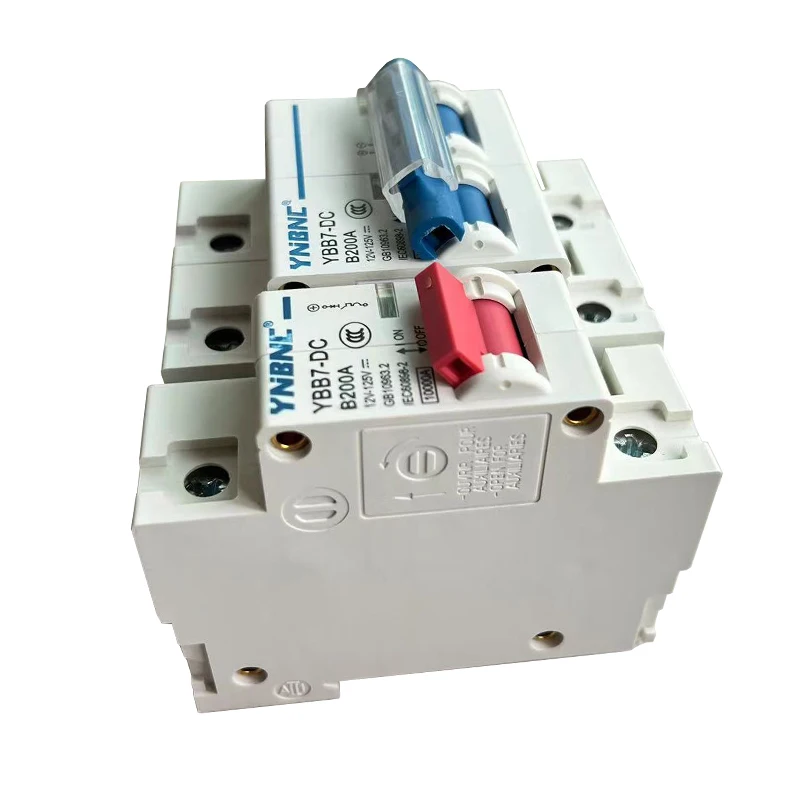 Wyłącznik automatyczny 1P/2P DC 12-125V Zabezpieczenie obwodu 250A 200A 150A 125A 100A 80A 63A MCB do wyłączników akumulatorów solarnych RV — zdjęcie 6