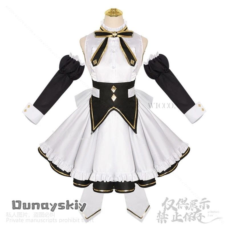 Anime The Vexations Of A Shut-In Vampire Princess Cosplay Villhaze Costume Maid Dress Lolita Wigs Girls Woman Cos Customized