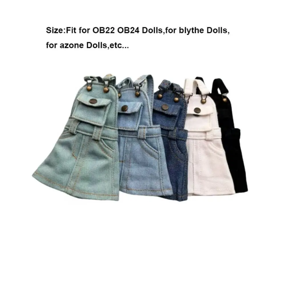 ファッション人形プリンセスシャツカジュアルウェア DIY アクセサリーポケットジーンズオーバーオールスカート 7 スタイル子供のおもちゃブライス人形