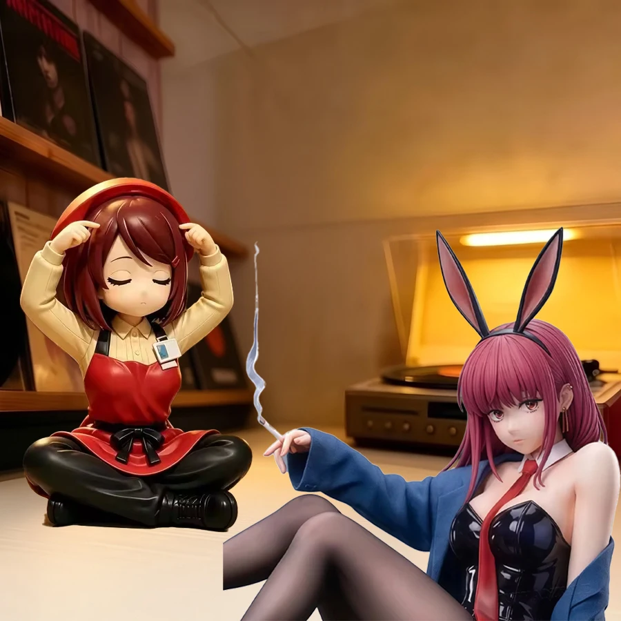 Smoking Behind the Supermarket With You Tayama Bunny Girl Anime Figure Yamada Collectible Model Doll Toy Home Desk Decor Gifts