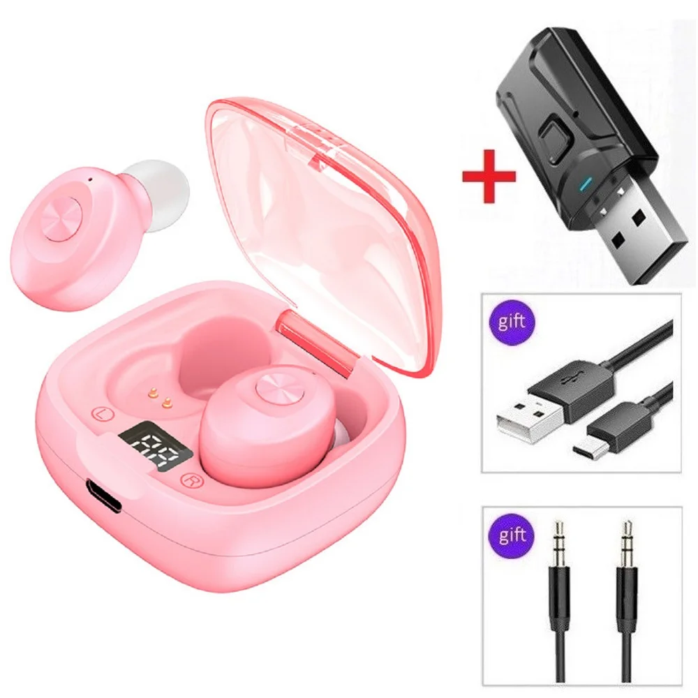 TWS سماعات لاسلكية رياضية مقاوم للماء سماعات بلوتوث USB TV محول استخدام للتلفزيون الرياضة مع هيئة التصنيع العسكري التحكم باللمس TWS سماعة A6