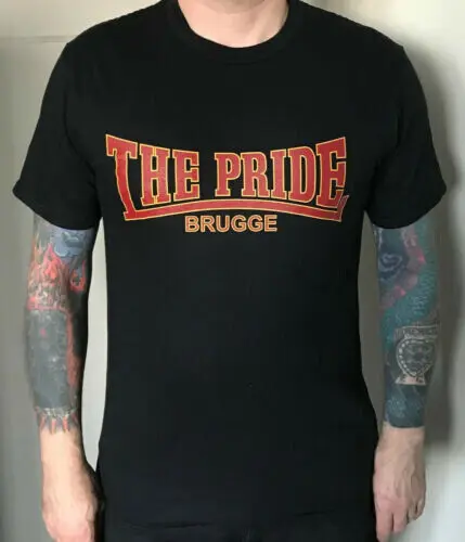 The Pride Brugge black T Shirt Oi Skinhead size XXLarge XXL