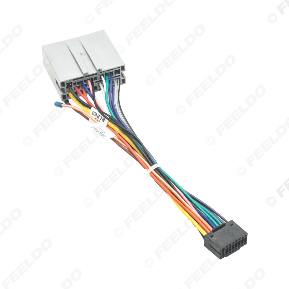 

5Pcs 16-Pin Stereo Installation Wire Adapter Harness for Ford Mustang F150 Expedition Explorer Chevrolet Blazer - Audio Wiring C