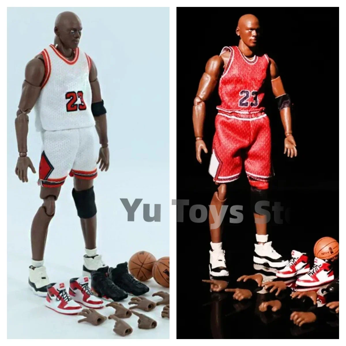 New Mafex Basketball Star Mj Michael Cool Bulls Real Clothes  No. 23 Figures  Collection Model Doll Toys Children'sbirthday Gift