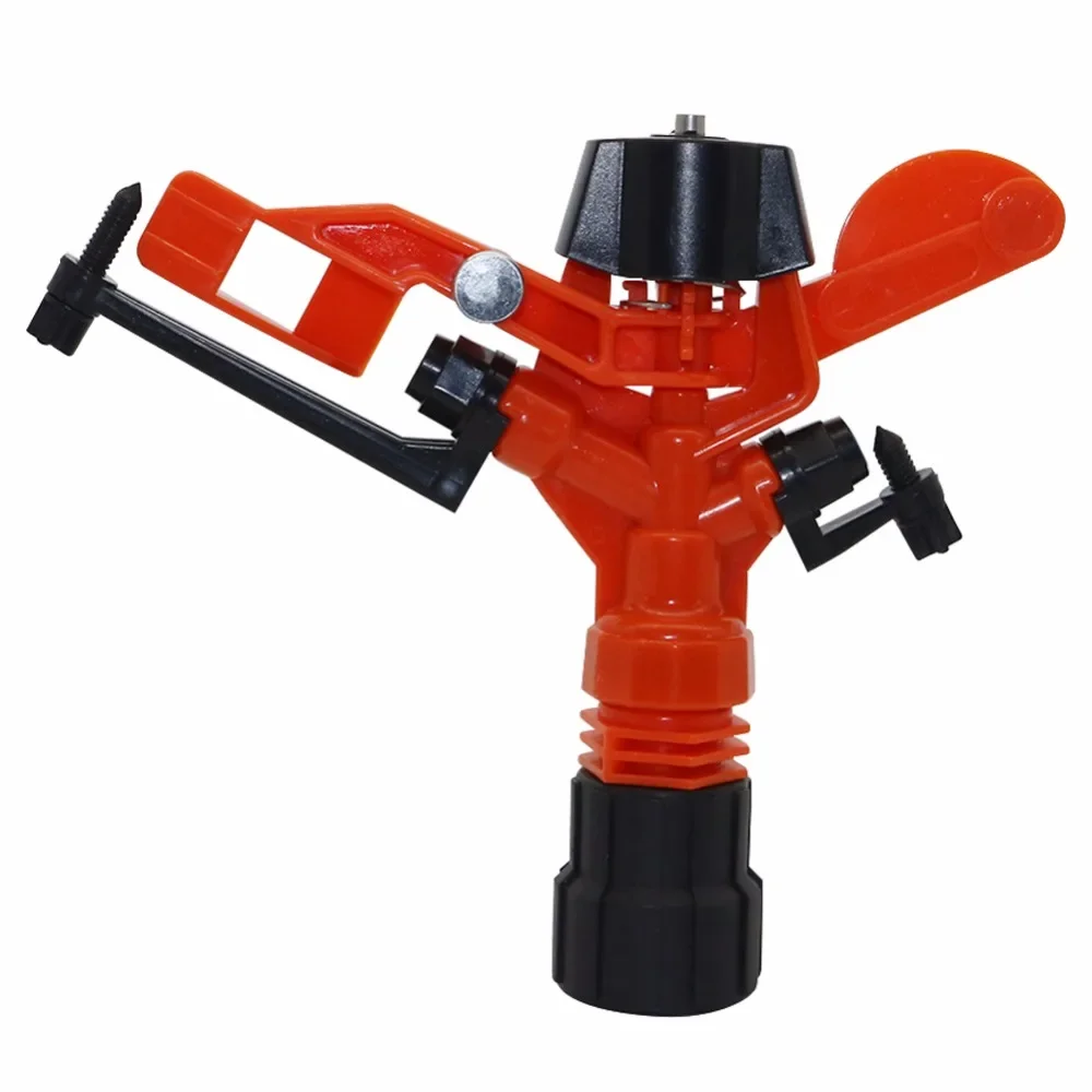 5 Pcs 1'' Female thread plastic Rotary double nozzle Water Saving Pressure Irrigation Nozzle Misting System Pump Eductor