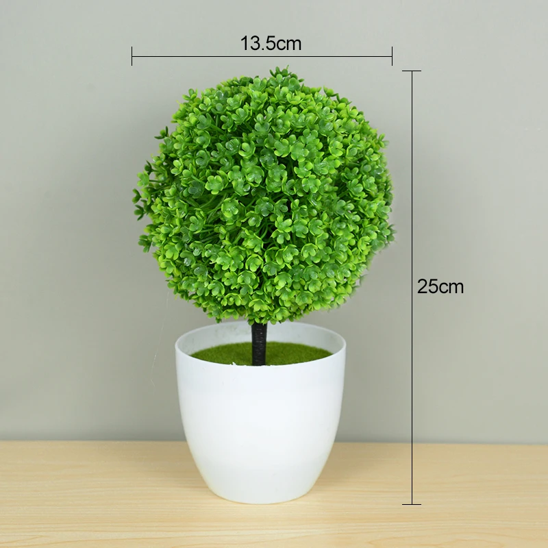 Artificial Mini Bonsai Potted Small Tree Fake Plant Ornament