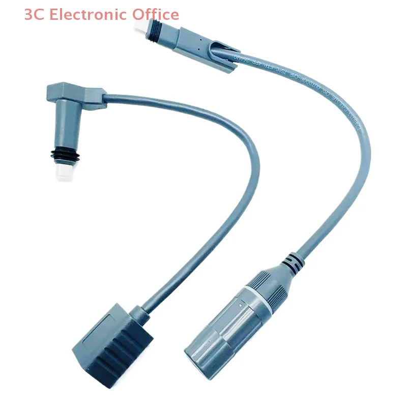 1 Pair Waterproof Type-C To RJ45 Cable Adapter For Starlink SPX Plug SPX To RJ45 Adapter For Starlink Gen 2