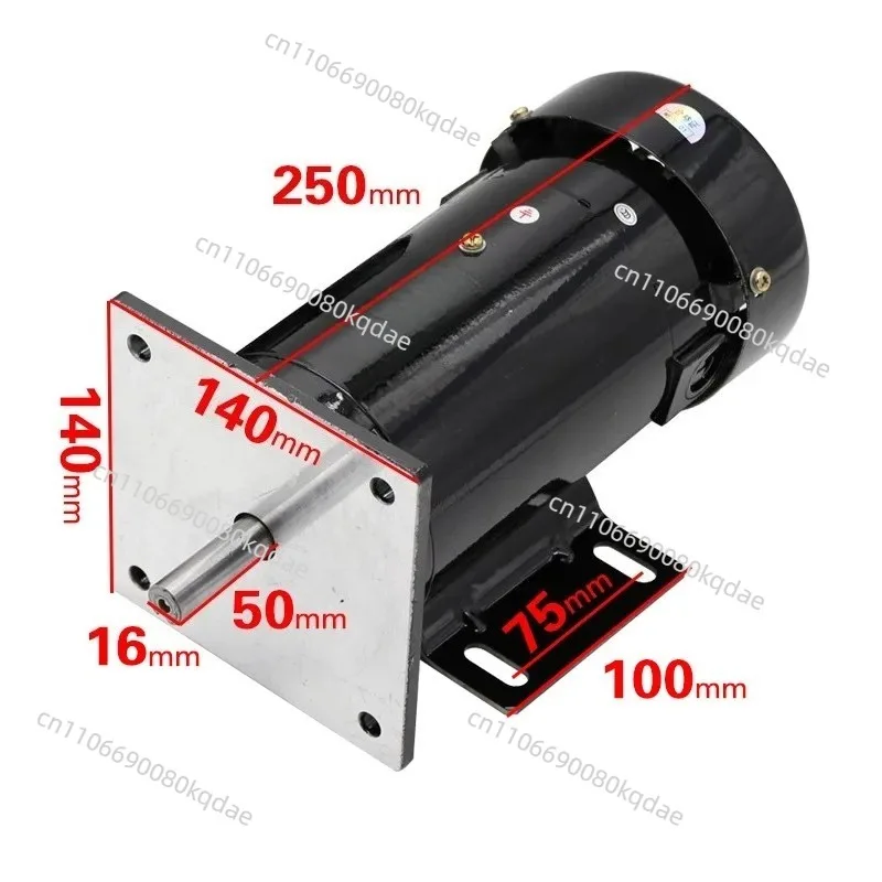 220V DC permanent magnet motor 500W high power motor 3000 turn high speed speed regulation forward and reverse DC motor