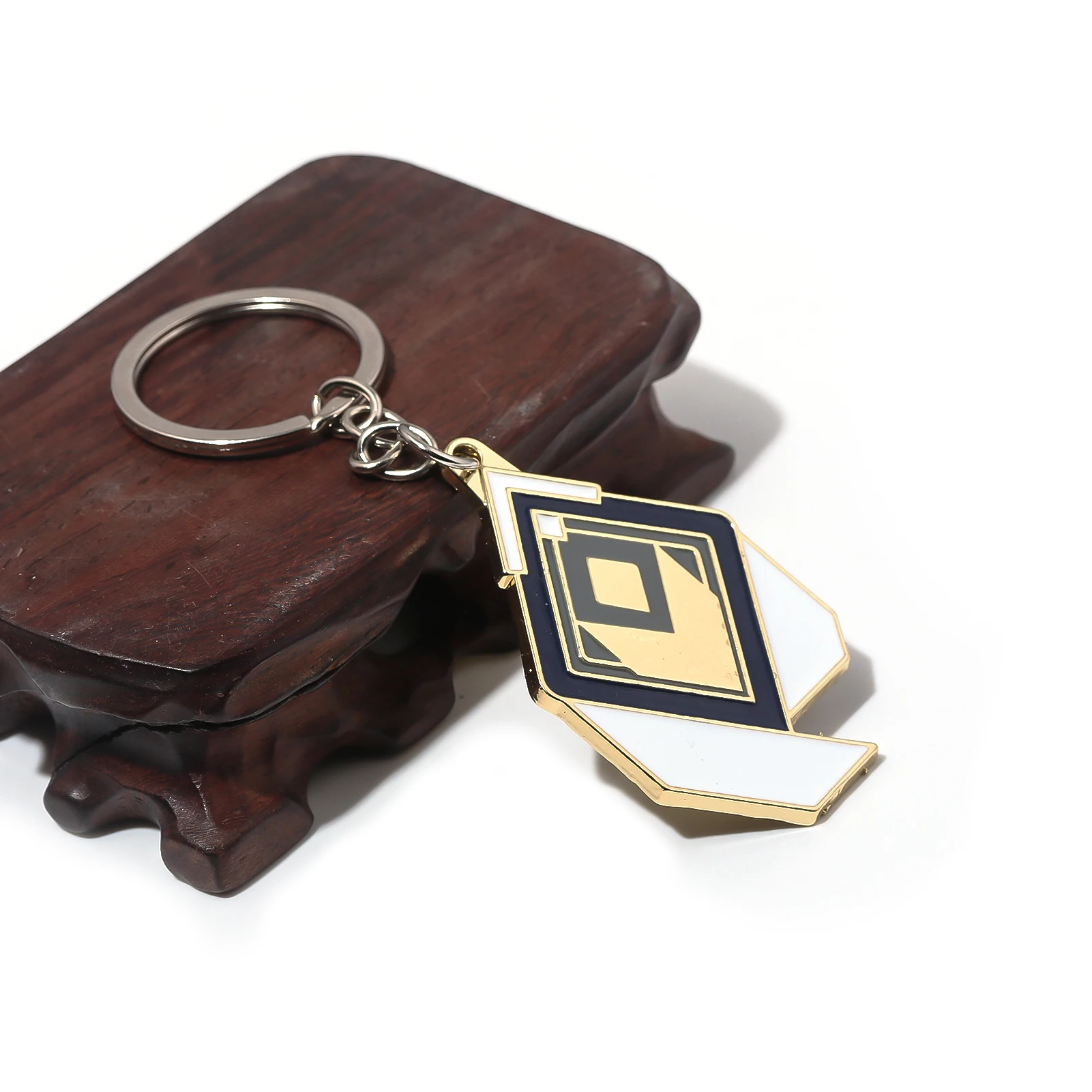 VALORANT Competitive Player's Rank Radiant Enamel Pendant Keychain for Men Women Metal Key Ring Fans Collectible Jewelry Gift