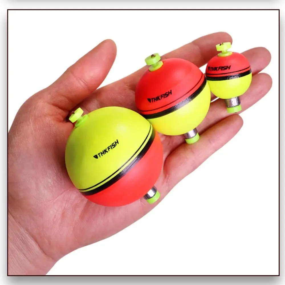 25mm 40mm 50mm Fishing Ball Bobbers EVA Weighted Fishing Float Bobber Marker Hard Round Ball Foam Float Sea Fishing