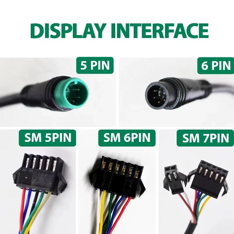24V/36V/48V/60V Waterproof Bicycle Computer-Smart Speedometer & Cadence Monitor for Roadbike & MTB Electric Bike Odometer