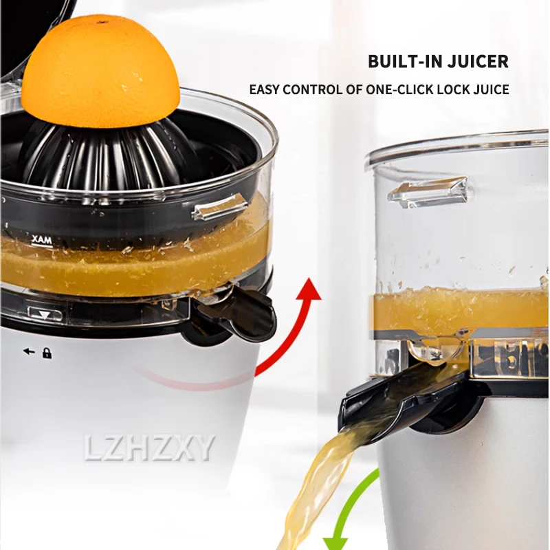 ไฟฟ้าส้ม EXTRACTOR ผลไม้ในครัวเรือน Squeezer เครื่อง 400ML ขนาดใหญ่ความจุเครื่องคั้นน้ํา Orange Lemon EXTRACTOR ในครัวเรือน
