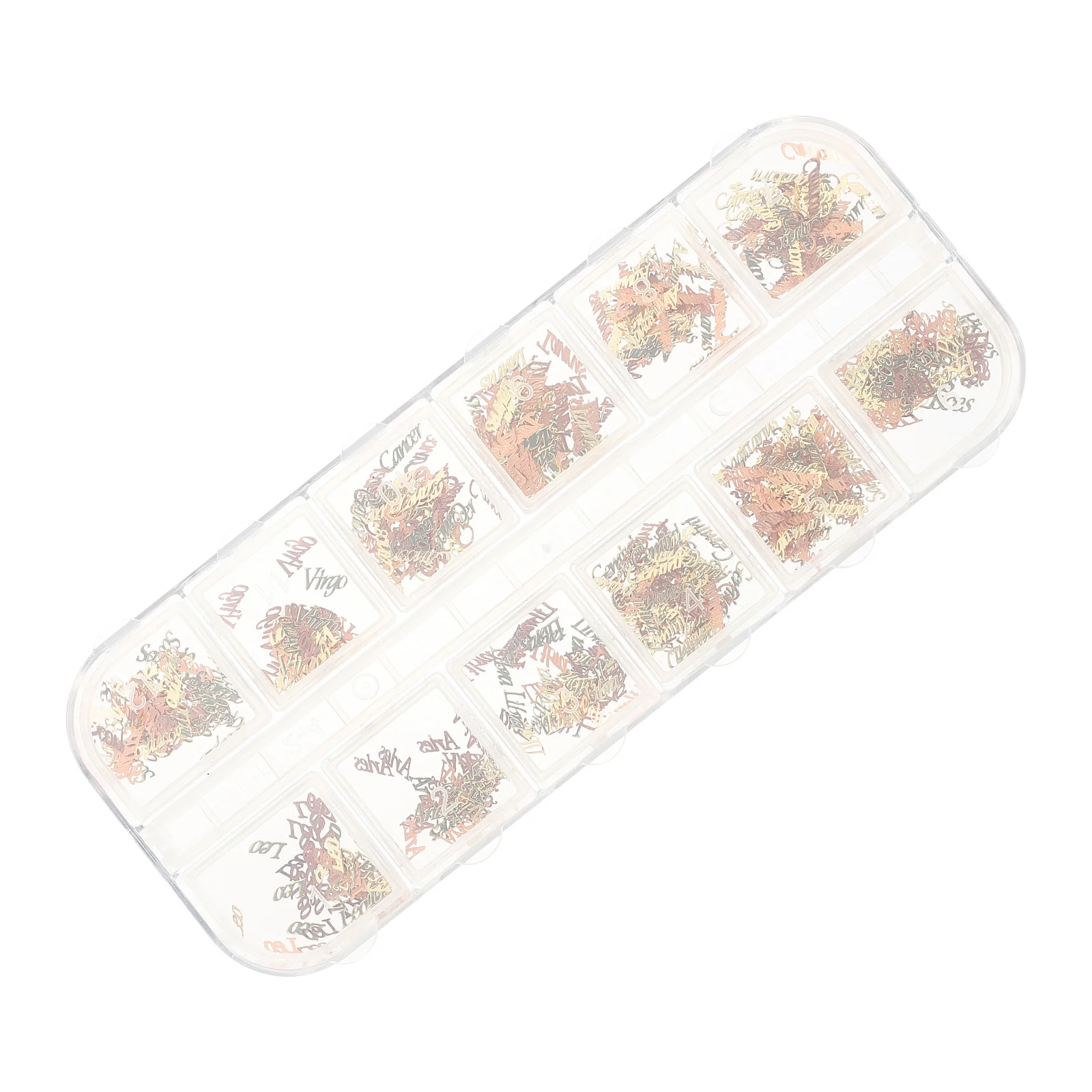 Nail Art Charm Zodiac Decorations Twelve DIY Ornaments Home Salon Alternative Zodiac Nail Charm