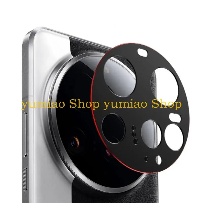 587B Matte Finish Metal Phone Lens Guard Cover With Precise Cutout For Mobile Devices Enhancing Photography Protective
