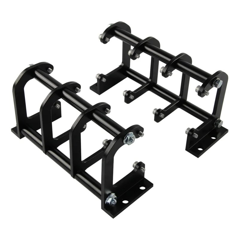 Billet Aluminum LS Remote Mount Coil Relocation Brackets D585 LSX Swap Heat Sink Remote Mount LS Swap Truck LQ4 LQ9 Black