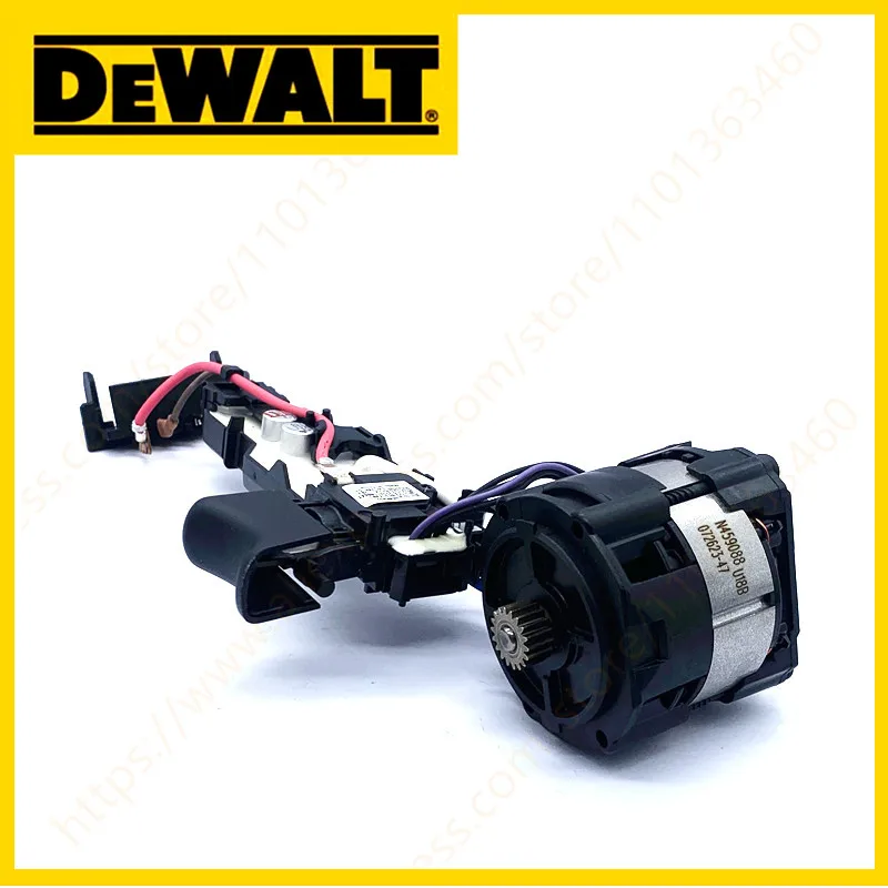 Двигатель и переключатель постоянного тока для Dewalt DCD777 DCD778 N493868 N806546, аксессуары для электроинструментов, детали для электроинструментов, 20 в
