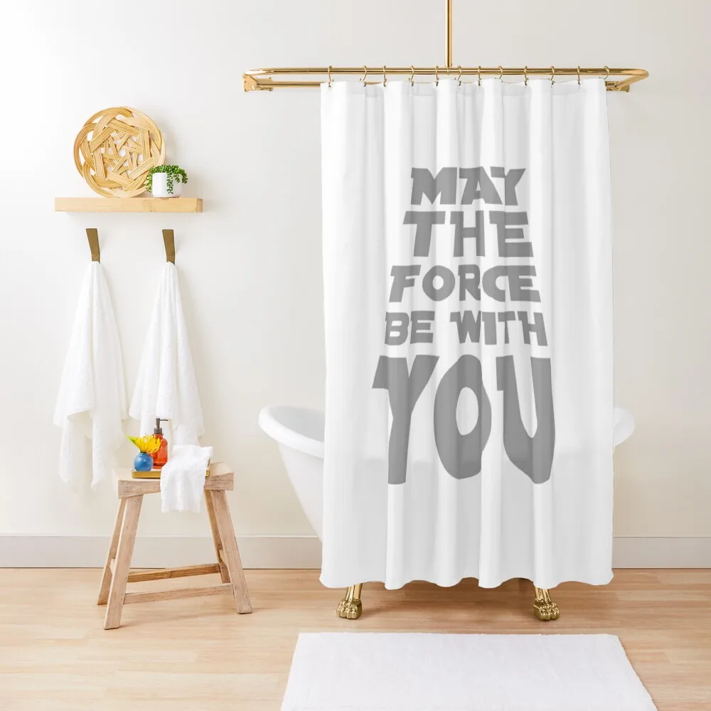 

May the force be with you Shower Curtain Anti-Mold Waterproof Shower Shower Sets For Bathroom Anime Bathroom Set Curtain
