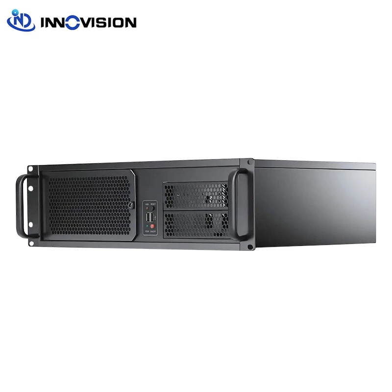 Factory Sale Compact 3U Rack Mount Server Case Support Micro ATX Board Dual CD ROM Bays CCTV 3U Enclosure