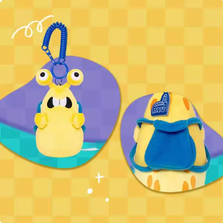 Oficjalny brelok Disneya z Uniwersytetu Potworów, Mike Ślimak, pluszowy wisiorek, prezent urodzinowy