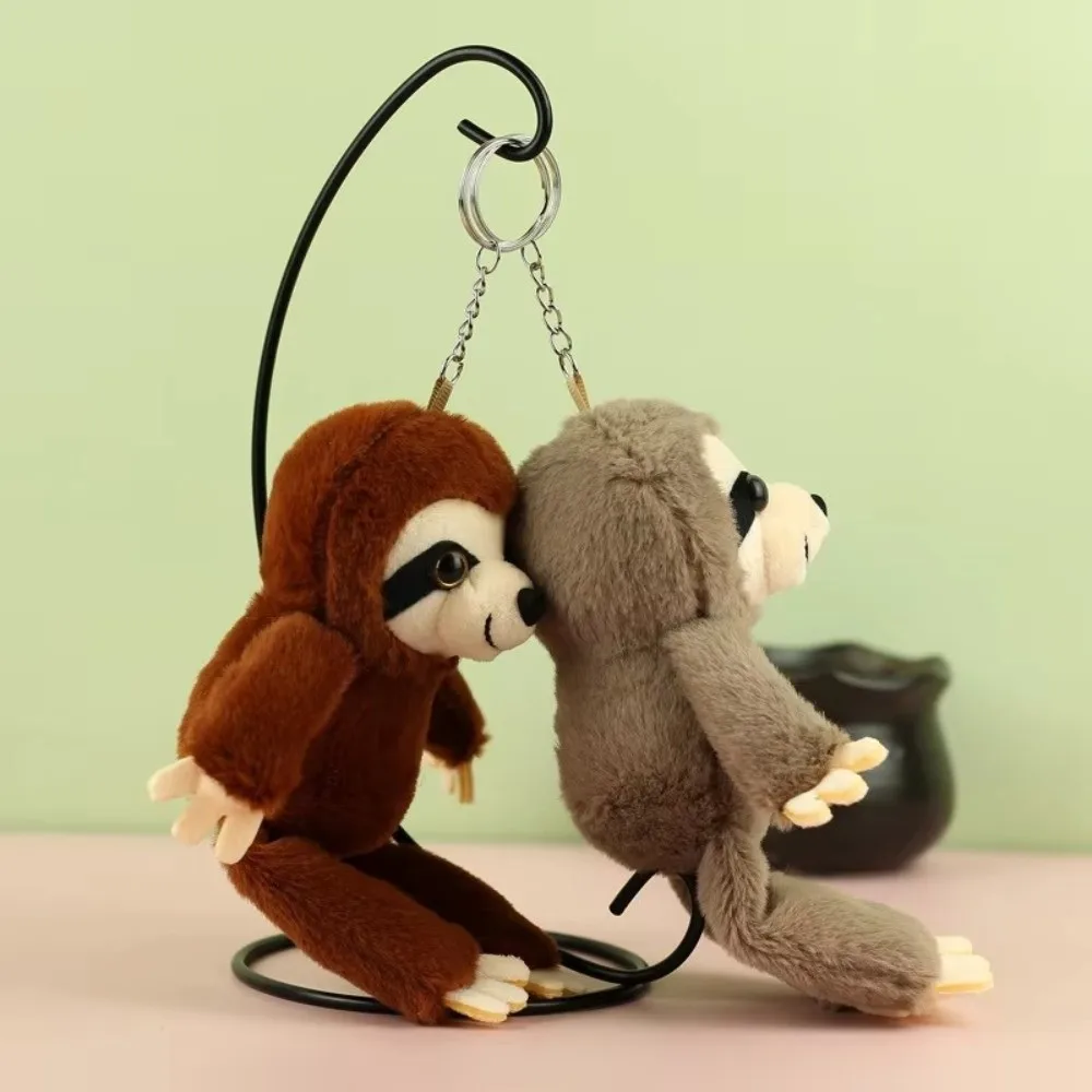 New Soft Sloth Small Pendant Simulation Keychain Sloth Keychain Pendant Bag Charm
