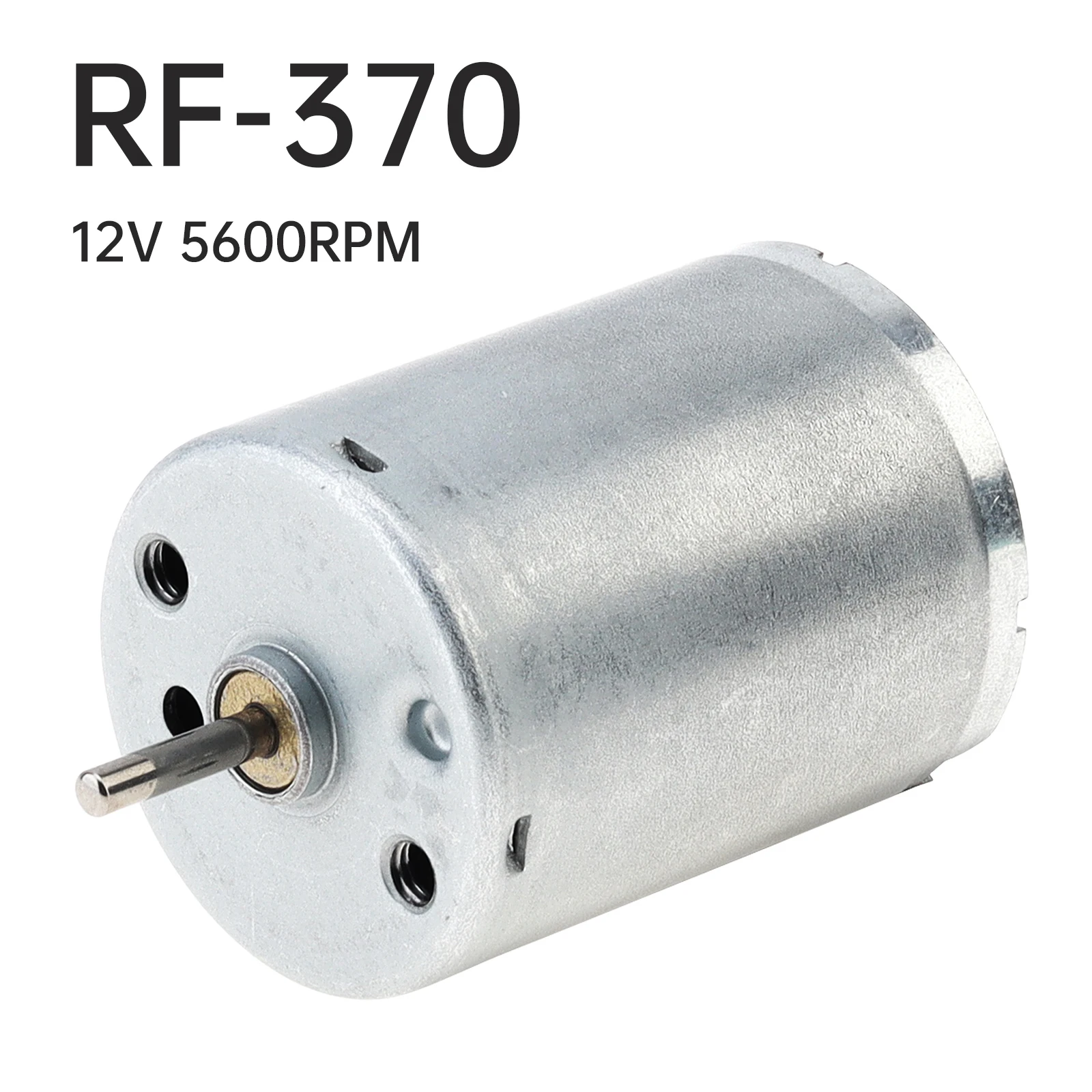 RF-370 DC Motor 12V 5600RPM Ultra Mute Micro Motor for Household Electric Appliances / Testing Instrument, RF-370 DC Motor
