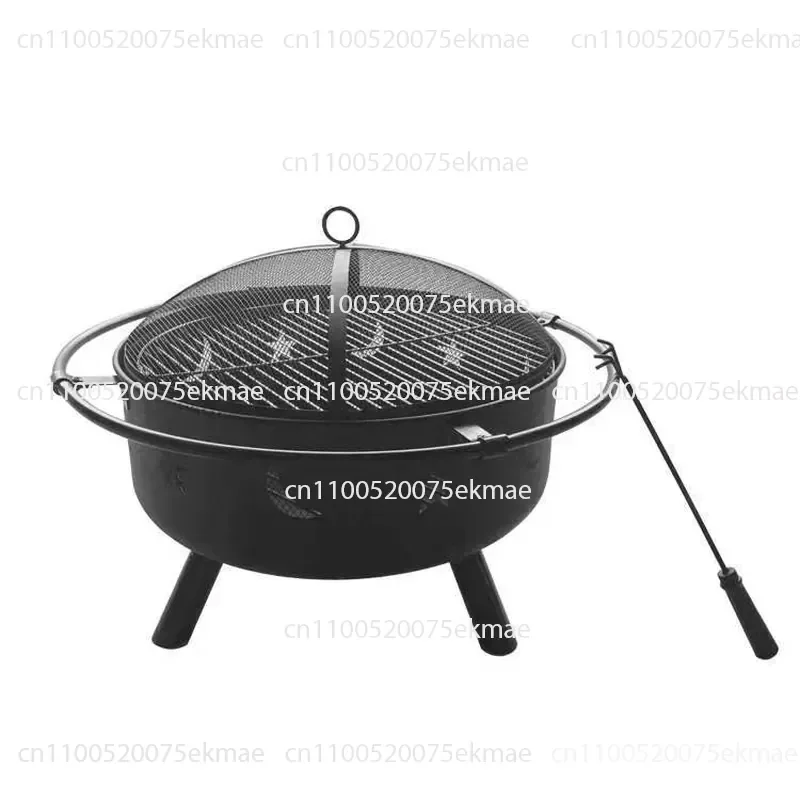griglia-barbecue-portatile-rotonda-rinforzata-per-esterni-a-carbone-vendita-all'ingrosso