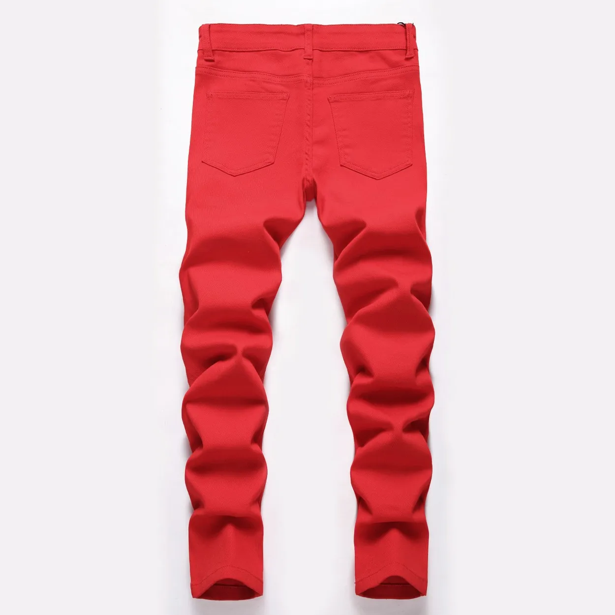 Boy Jeans Straight Pants Hole Ripped Denims Children Washed Distressed Mid Waist Pockets Trousers Big Kids Streetwear 2025