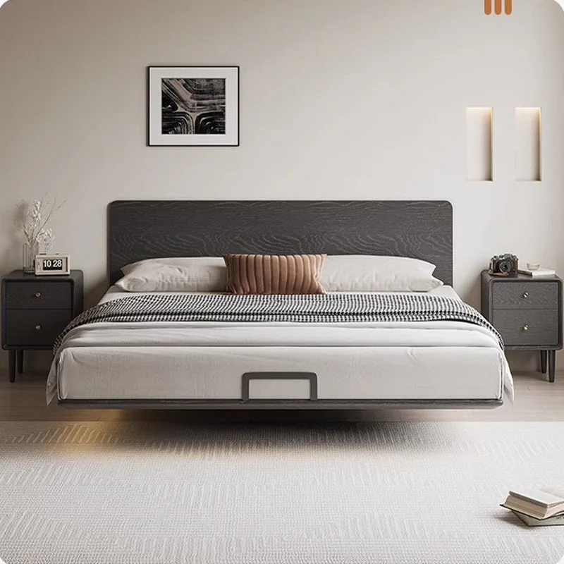 Tempat tidur gantung kayu solid, tempat tidur gantung rangka kayu ash