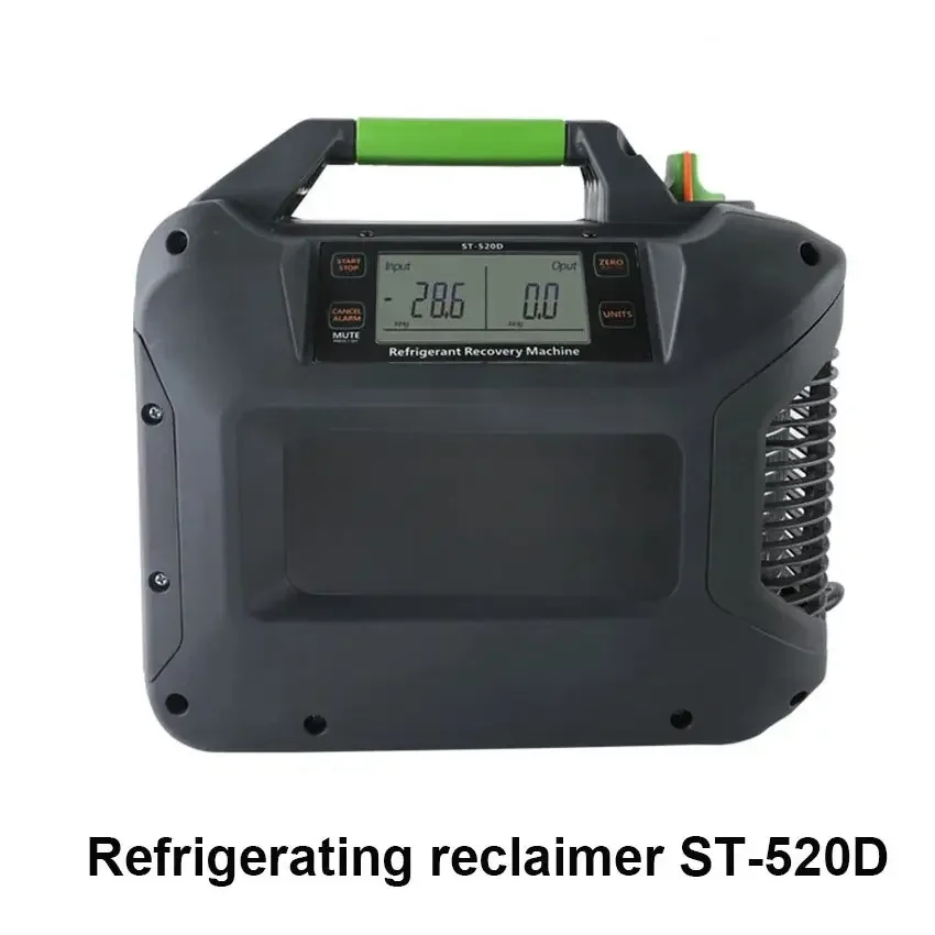 ST-520D Refrigerant Recovery Machine Portable Car Air Conditioning Maintenance Compressor with 1HP DC Brushless motor  220V
