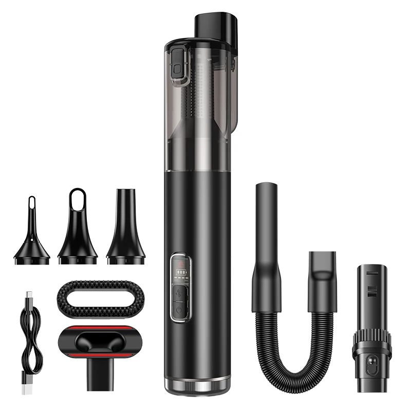 

120W High Power Portable Car Vacuum Cleaner Strong Suction Multifunctional Design for Home/Office Cleaning