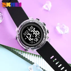 SKMEI 1996 Calendar Clock reloj hombre  Japan Digital movement LED Light Watch Mens Women 5Bar Waterproof Countdown Wristwatches