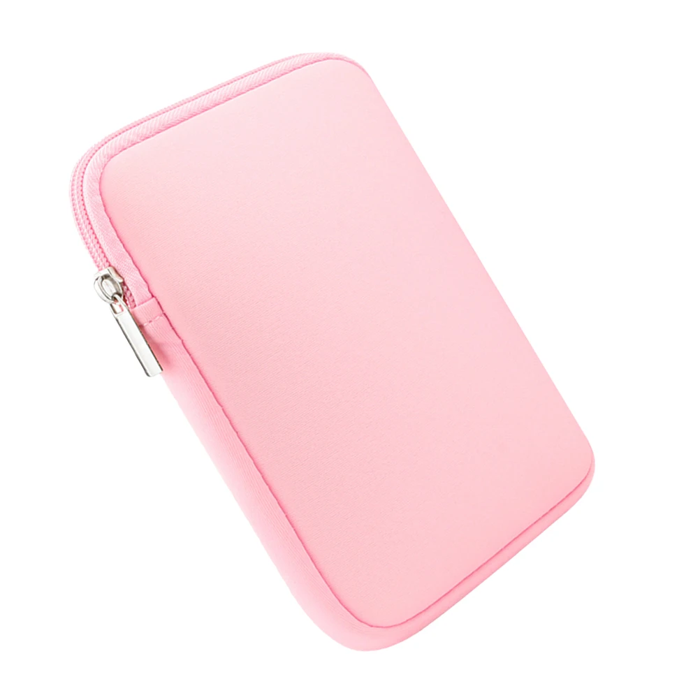 

Pink 3 Case Ereader Sleeve with Zipper Ultrathin Dirtproof Splashproof Inner Pouch Ebook Reader