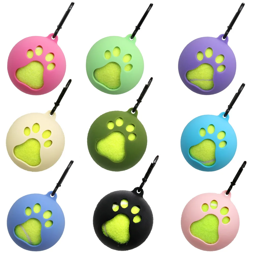

Portable Hands-Free Dog Walking Supplies Training Ball Sheath New Pet Tennis Frame Tennis Case Toy Ball Pet Carriers Travel